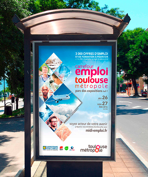 Logo Carrefour Emploi Toulouse Métropole : 26 & 27 mai 2016 !