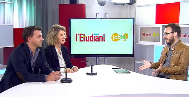 Logo Best of tchats vidéo JobIRL et l’Etudiant