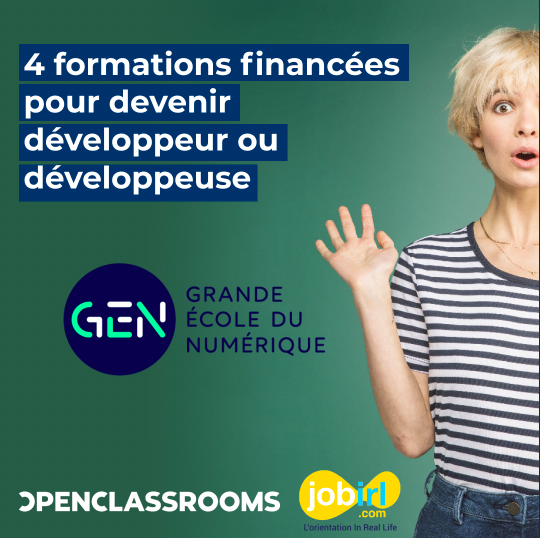 formations gratuites pour devenir developpeur ou developpeuse