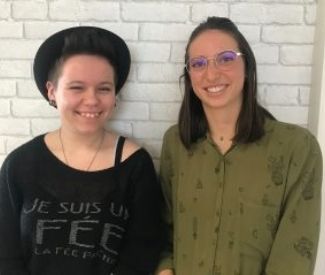 Logo « Osez l’informatique les filles ! » Elena et Ode, étudiantes d’Epitech et membres d’E-mma