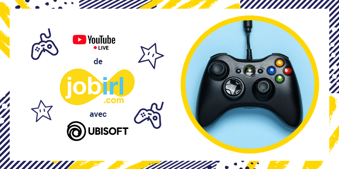 Logo Métiers du jeu vidéo : replay live vidéo avec Pauline de chez Ubisoft