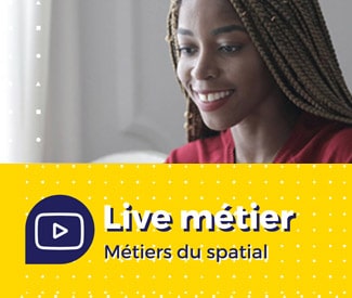 Logo Métiers du spatial : live vidéo