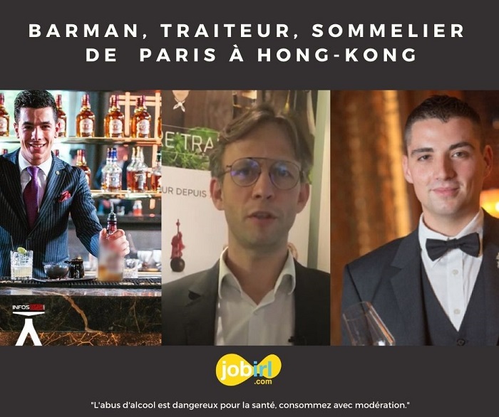 Logo Barman, traiteur, sommelier : des métiers gourmands de Paris à Hong-Kong !