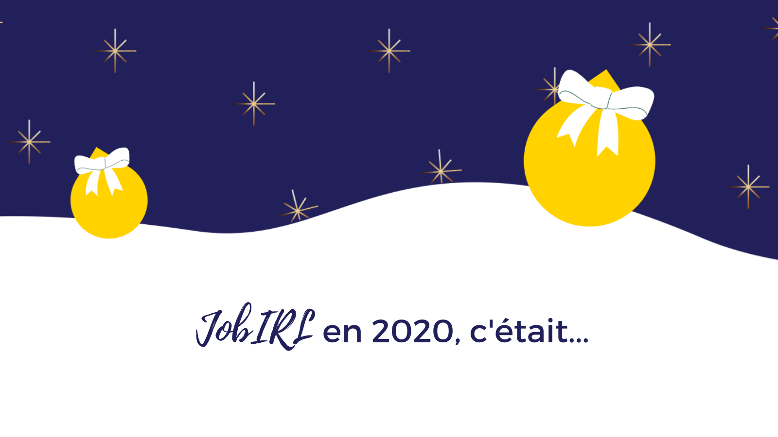 Logo 2020, l’année de l’engagement pour JobIRL : retour sur des actions inédites !