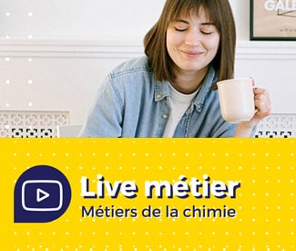 Logo Métiers de la chimie : live vidéo