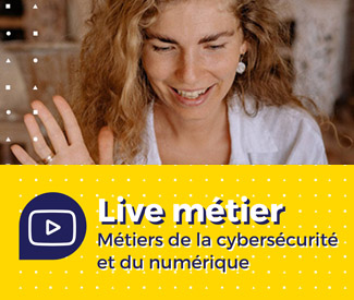 Logo Métiers de la cybersécurité : live vidéo