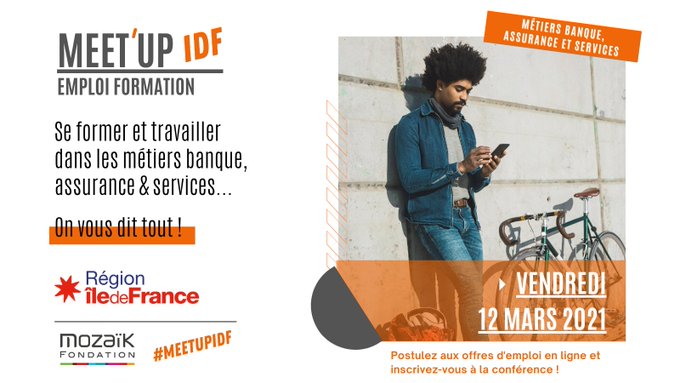 Logo Tu as entre 16 & 30 ans ? Participe au 1er MEET’UP banque, assurance et services