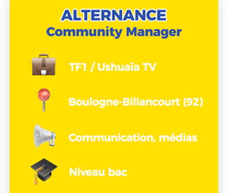 Logo Offres d’alternance à pourvoir sur JobIRL : Community manager, consultant.e junior, technicien.ne réseau…