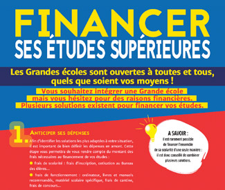 Logo Infographie : Financer ses études supérieures en Grande École