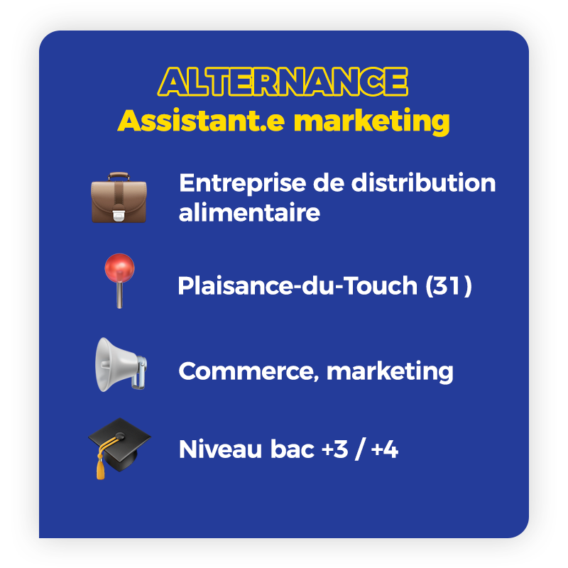 offre alternance marketing