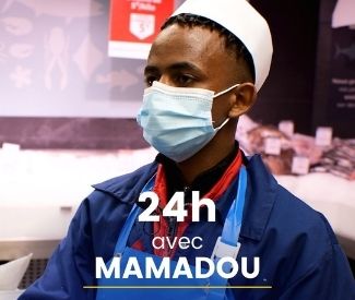 Logo Métier de poissonnier : 24h avec Mamadou