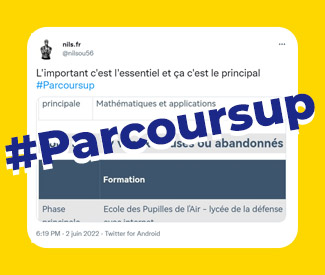 Logo Parcoursup 2022 : le top des meilleurs tweets !