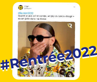 Logo Rentrée 2022 : top 10 des meilleurs tweets du retour en classe !