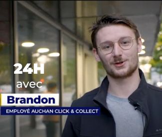 Logo Préparateur de commandes Click & Collect : 24h avec Brandon