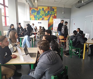 Logo Happy JobIRL au Lycée Marx Dormoy de Champigny sur Marne le 4 février 2023