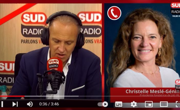 Sud Radio : interview de Christelle Meslé-Génin