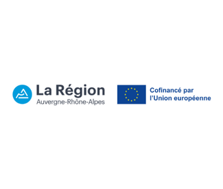 Logo Le Fonds Social Européen apporte son soutient à la région Auvergne Rhône Alpes