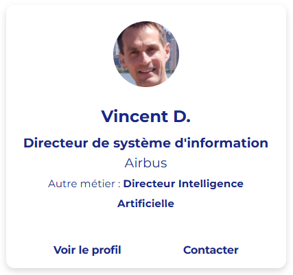 profil d'un professionnel, directeur intelligence artificielle airbus