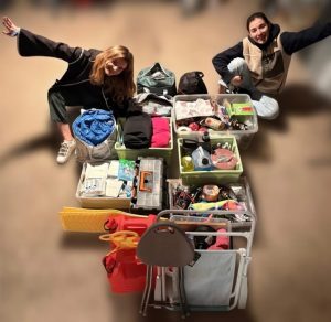 preparation affaires et sacs pour le 4L TRophy