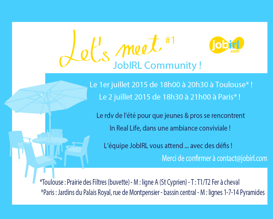Let's meet JobIRL Community